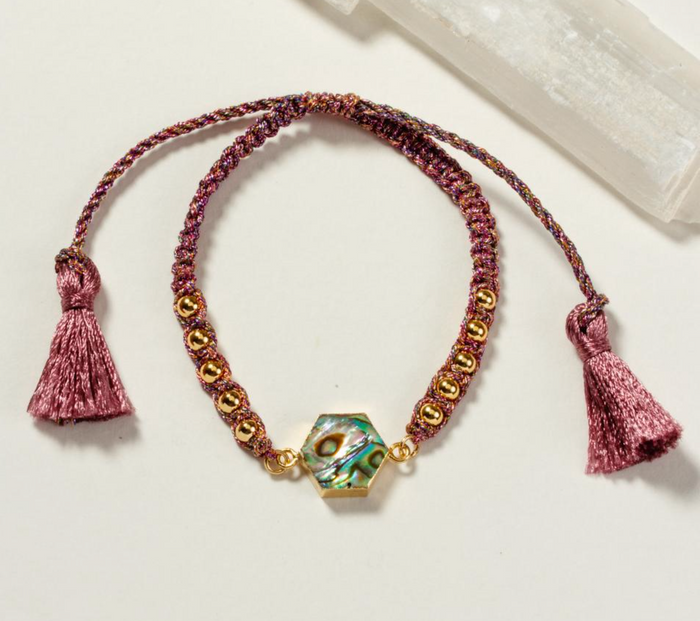 Luna Norte Abalone Adjustable Bracelet - The Boutique at Fresh