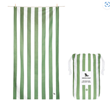 Dock and bay beach towel xl cayman olive