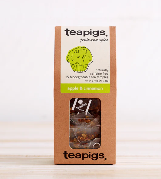 Teapigs Apple & Cinnamon Tea - 15 Tea Temples - Fruit and Spice