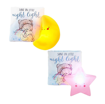 mud pie shine on little night light book star and moon