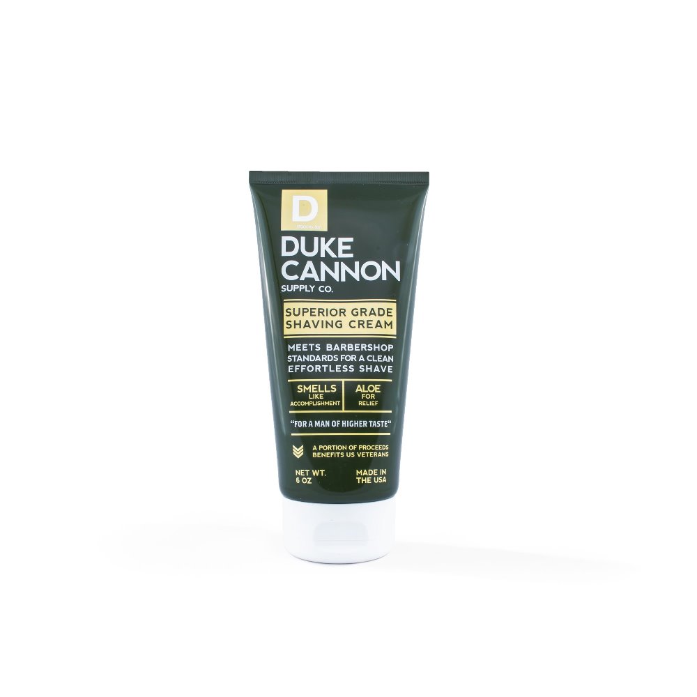 Duke Cannon superior grade shaving cream