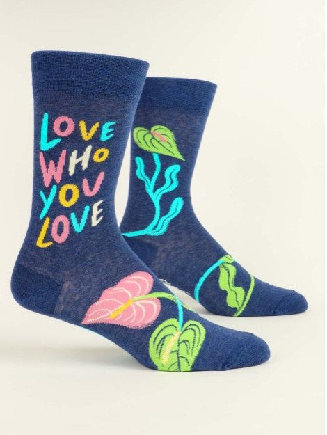 "Blue Q" Men's Socks - Love Who You Love