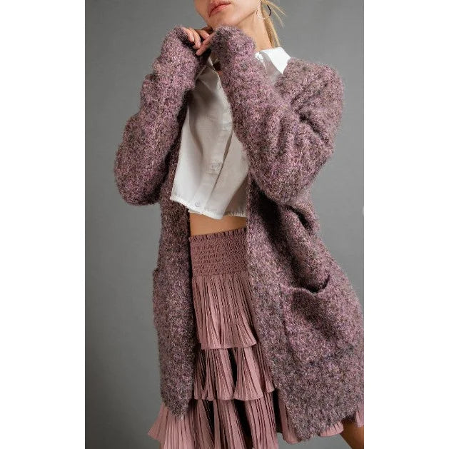2 Tone Thread So Soft Open Front Cardigan - The Boutique at Fresh