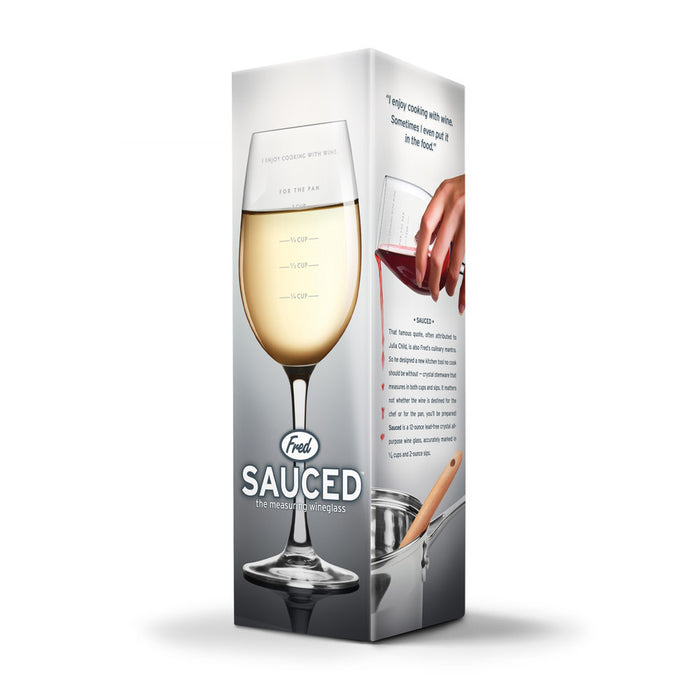 Fred and Friends Sauced the Measuring Wine Glass - The Boutique at Fresh