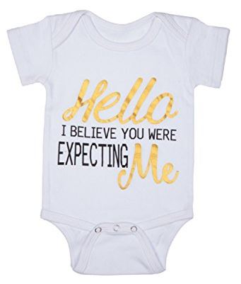 Hello I Believe You Were Expecting Me Diaper Shirt - The Boutique at Fresh