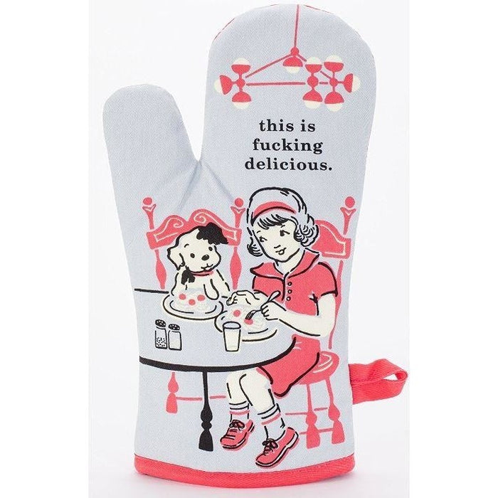 Blue Q this is fucking Delicious oven mitt